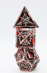 Crossed Swords: Vampiric Sword - Metal RPG Dice Set Foam Brain